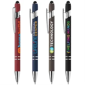 Ellipse Softy Recycled Pen w/ Stylus + Anti-Fraud Ink