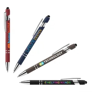 Ellipse Softy Recycled Pen w/ Stylus + Anti-Fraud Ink