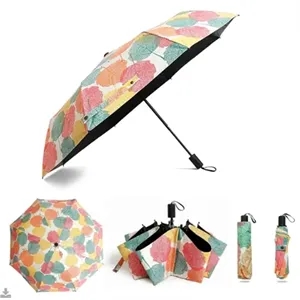 Custom Logo Custom Full Color Imprint UV Protect Foldable Umbrella