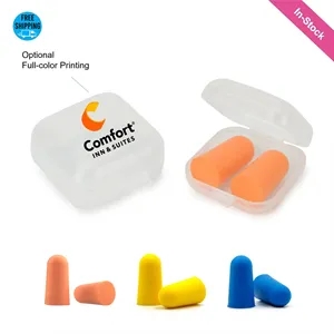 ANSI Certificated Ear Plugs in Clear Case (NNR:32dB)