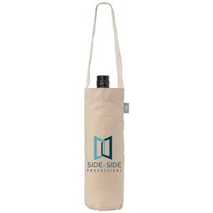 Single-Bottle Wine Tote Bag - Recycled Cotton Blend