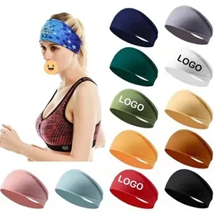 Sports Ice-Silk Headband Cooling Breathable Headwear