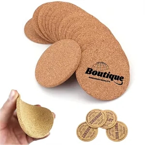 Thick Absorbent Anti-Slip Rustic Cork Coaster