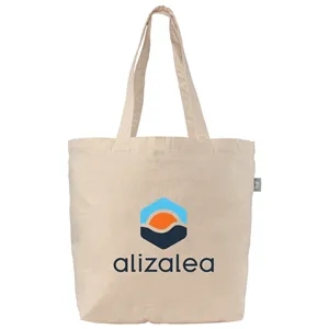 Budget Shopper Tote - Recycled Cotton Blend - Heat Transfer