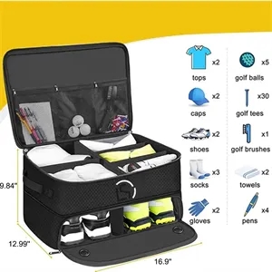 Portable Golf Trunk Organizer Bag