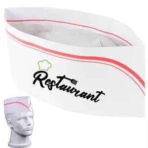 Disposable Paper Boat Shap Cooking Chef Cap