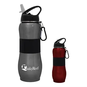 28 Oz. Stainless Steel Sport Grip Bottle