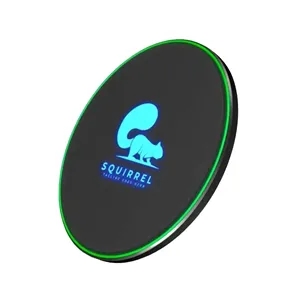 Custom Logo LED Light Up Logo Wireless Charger