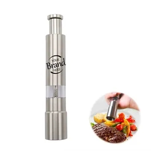 Stainless Steel Thumb Press Grinder