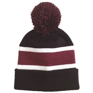 Black/Burgundy/White