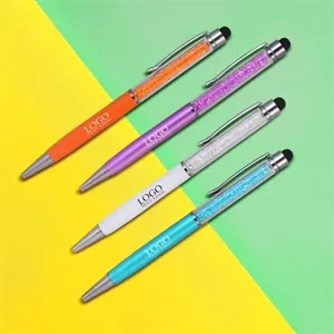 Promotional Crystal Stylus Retractable Ballpoint Pen