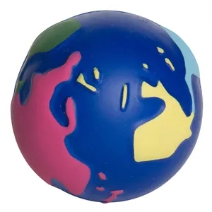 Custom Logo Multi-Color Earth Stress Ball