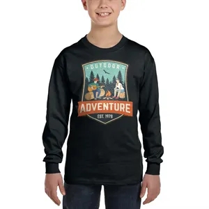 Gildan Youth Heavy Cotton™ Long-Sleeve T-Shirt