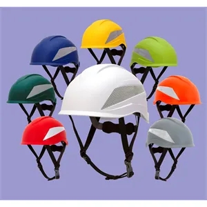 Euro-style hard hat with chinstrap