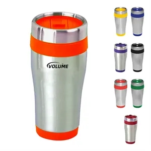 Custom Insulated Stainless Steel Travel Mugs 14 oz. with Lid