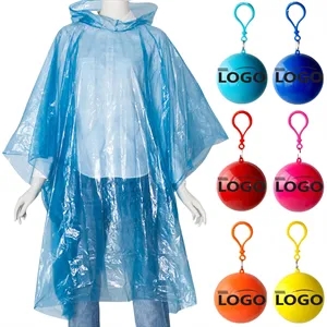 Portable Raincoat w/Disposable Poncho Balls