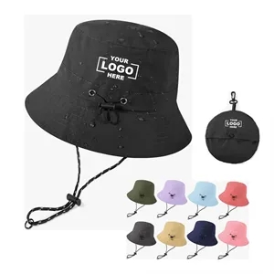 Unisex Waterproof Wide Brim Boonie Bucket Sun Hat