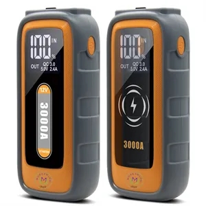 MOQ 50 3000A Jump Starter for 12V Gasoline&Diesels