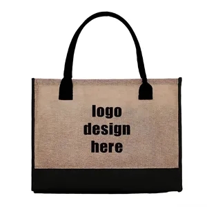 Jute Tote Bags Waterproof Wedding Gifts Party Favors