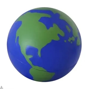 Custom Logo Earth Globe Stress Ball