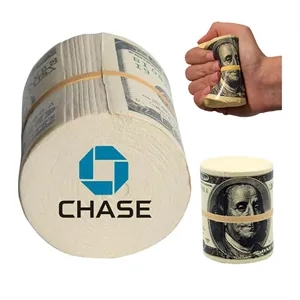 Custom Logo Money Wad Stress Relief Squeeze Toys Reliever