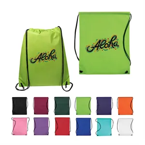 Full Color Drawstring Cinch up Backpack