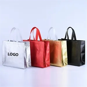 Reusable Metallic Gift Bags 15 3/4" x 11 7/8" x 4 3/4"