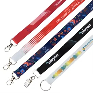 3/4" Dye Sublimated Lanyard - 3 Day Rush