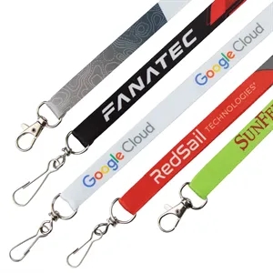 5/8" Dye Sublimated Lanyard - 3 Day Rush