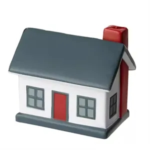 Custom Logo House Shaped Stress Balls