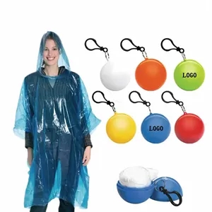 Portable Travel Trek Transparent Disposable Raincoat