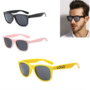 Custom Logo Customizable Solid Color Classic Sunglasses