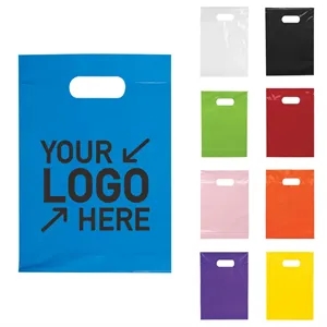 8"x12" PE Die Cut Plastic Bag