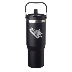 30 oz Trekker Travel Mug with Handle (Laser Engraved)