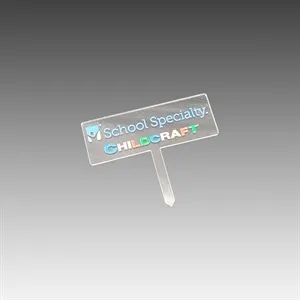 Color Printed Acrylic Cupcake Topper