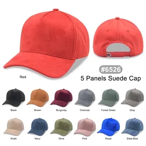 5 Panels Suede Cap