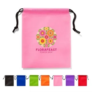 Full Color Non-Woven Drawstring Pouch
