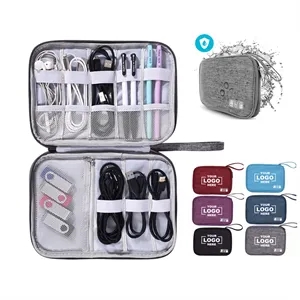 Waterproof Electronics Organizer Travel Case Carry Bag