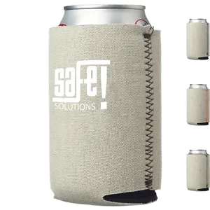 Canvas Foam Collapsible Can Coolers