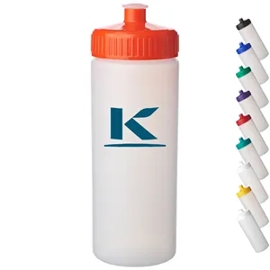 20 oz Frosted Sport Plastic Water Bottles