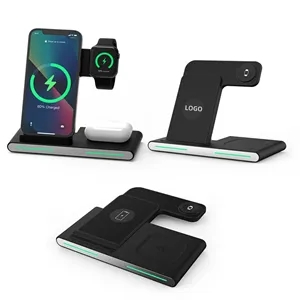 Foldable Wireless Charger 3 In 1 Charging Station