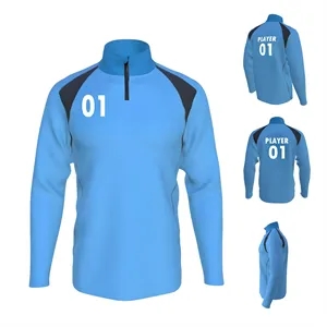 Sublimated Warmup 1/4 Zip Jacket