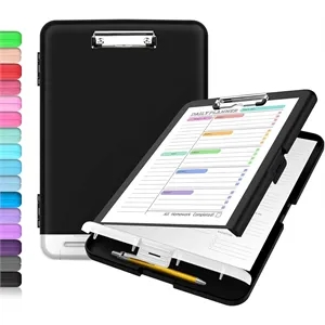 Clipboard with Storage High Capacity Nursing with Pen Holder