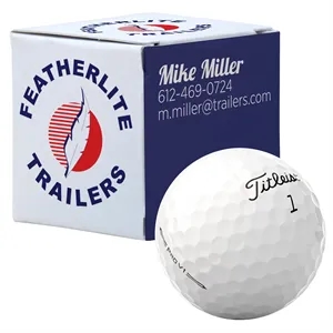 Titleist Pro V1 With Custom 1 Ball Box