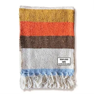 70s - Sustainable Recycled Throw Blanket