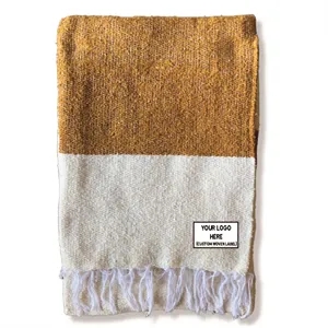 Golden - Sustainable Recycled Throw Blanket