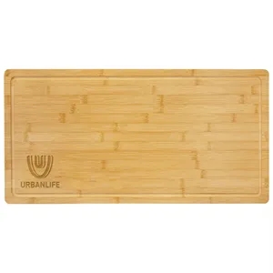23 3/4" x 12" Bamboo Cutting Board with Juice Groove