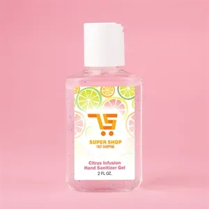 2 oz Travel Hand Sanitizer Gel with Moisturizing Beads