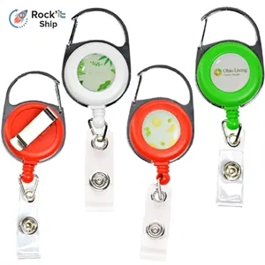 Rock'it 3-Day Retractable Carabiner Round Badge Reel