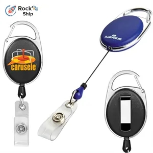 Rock'it 3-Day Oval Carabiner Retractable Badge Reel